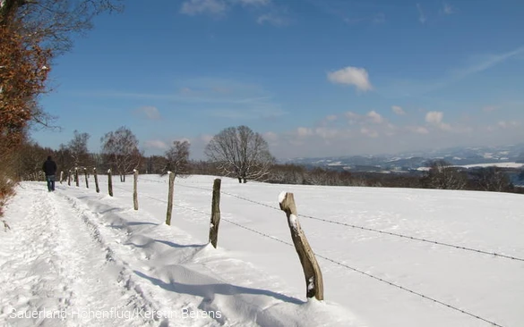 Schneelandschaft in Windhausen